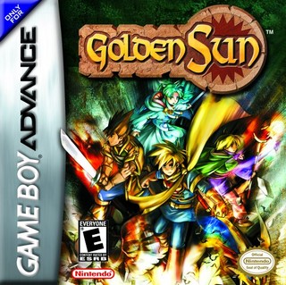 Nintendo GBA Golden Sun Game Cartridge