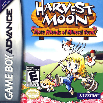 Nintendo GBA Harvest Moon Game Cartridge