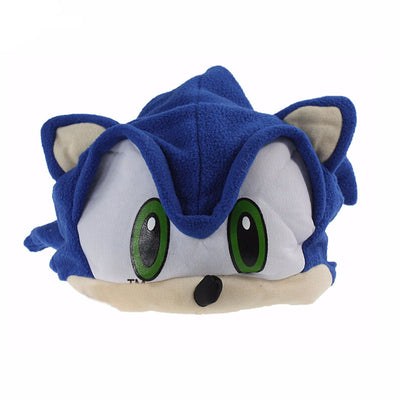 Classic Sonic The Hedgehog Fleece Plush Cosplay Hat