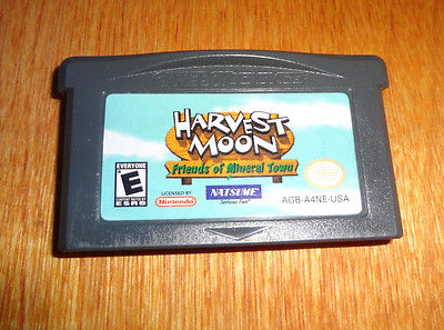Nintendo GBA Harvest Moon Game Cartridge